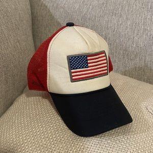 American Flag Trucker Hat